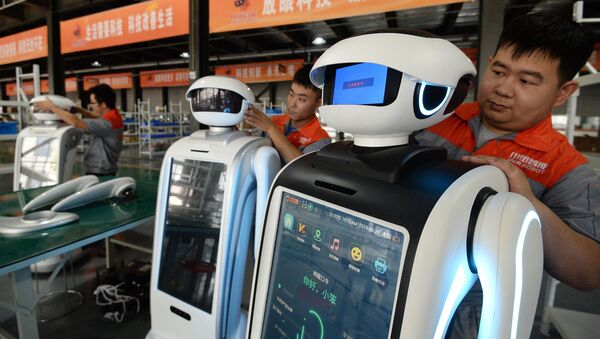 Una fábrica china de robots - Sputnik Mundo