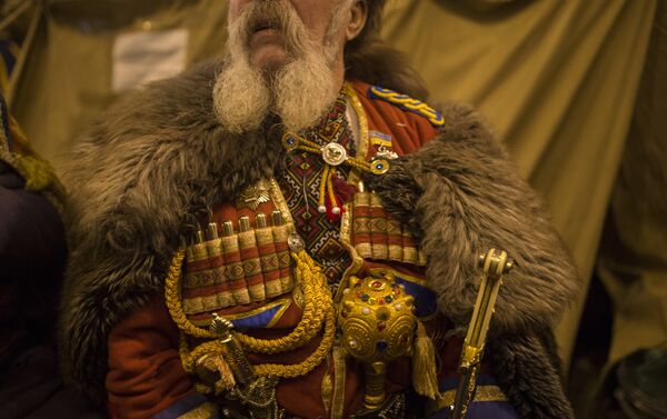El traje de un cosaco ucraniano (imagen referencial) - Sputnik Mundo