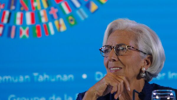 Christine Lagarde, directora gerente del Fondo Monetario Internacional (FMI) - Sputnik Mundo
