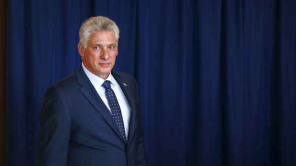 Miguel Díaz-Canel, el presidente cubano - Sputnik Mundo