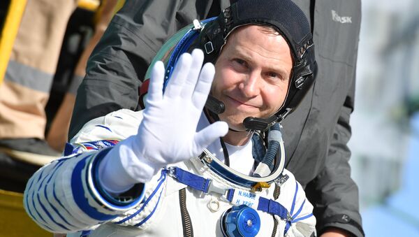 El astronauta estadounidense Nick Hague - Sputnik Mundo