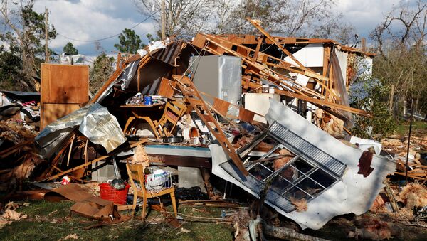 Consecuencias del huracán Michael en Florida - Sputnik Mundo