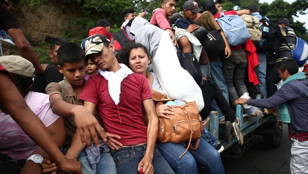 Los migrantes centroamericanos - Sputnik Mundo