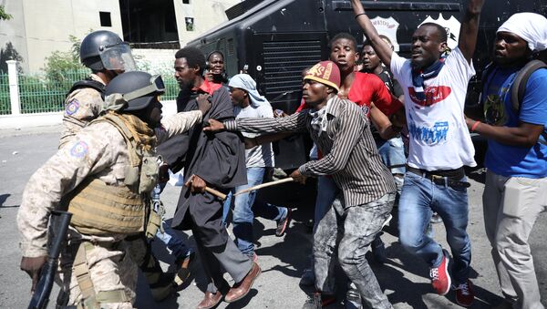 Protestas anticorrupción en Haití - Sputnik Mundo