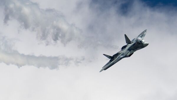 El caza ruso de quinta generación Su-57 - Sputnik Mundo