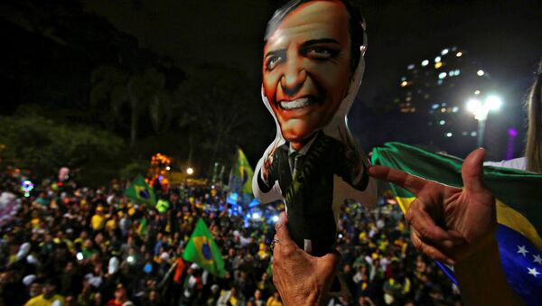Partidarios del presidente electo de Brasil, Jair Bolsonaro - Sputnik Mundo
