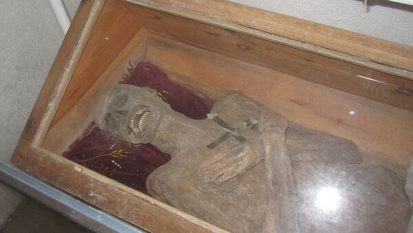 La momia de Franz Xaver Sydler von Rosenegg - Sputnik Mundo