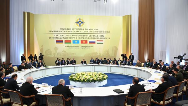Cumbre de los países miembros de la Organización del Tratado de Seguridad Colectiva (OTSC) (archivo) - Sputnik Mundo