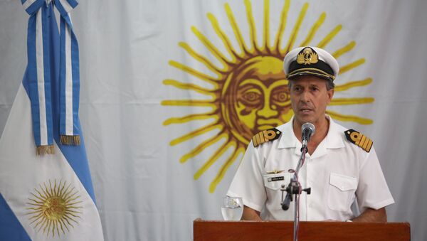 Enrique Balbi, portavoz de la Armada argentina y principal interlocutor de la fuerza a raíz de la desaparición del submarino San Juan - Sputnik Mundo