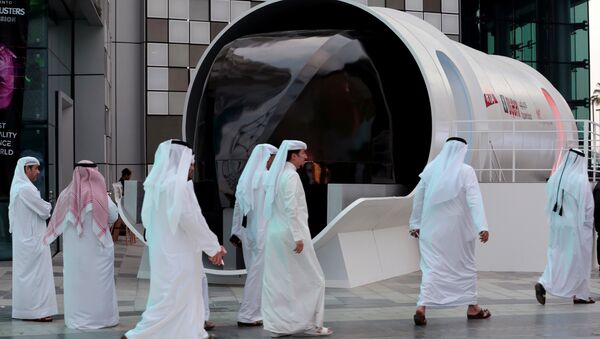 El prototipo de la cápsula de Hyperloop en Dubái (archivo) - Sputnik Mundo