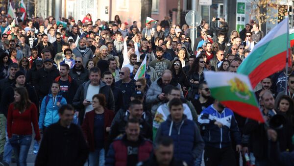 Protestas en Bulgaria - Sputnik Mundo