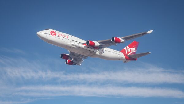 Un Boeing 747 de Virgin Orbit, foto archivo - Sputnik Mundo