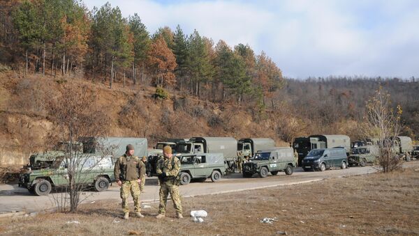 El grupo de operaciones especiales de Kosovo en la región de Mitrovica - Sputnik Mundo