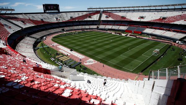 Estadio Antonio Vespucio Liberti, también conocido como Estadio Monumental o Monumental de Núñez, estadio propiedad del Club Atlético River Plate - Sputnik Mundo