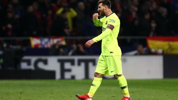 Lionel Messi, delantero argentino - Sputnik Mundo
