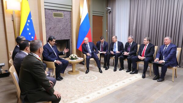 El presidente de Venezuela, Nicolás Maduro, y el presidente de Rusia, Vladímir Putin - Sputnik Mundo