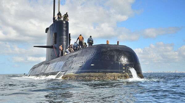 El submarino argentino ARA San Juan (archivo) - Sputnik Mundo