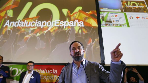 Santiago Abascal, presidente del partido Vox - Sputnik Mundo