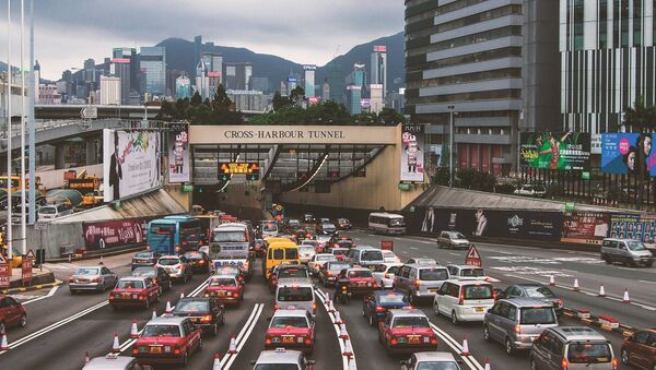 Una calle en Hong Kong - Sputnik Mundo