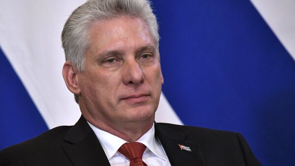 Miguel Díaz-Canel, presidente de Cuba (archivo) - Sputnik Mundo
