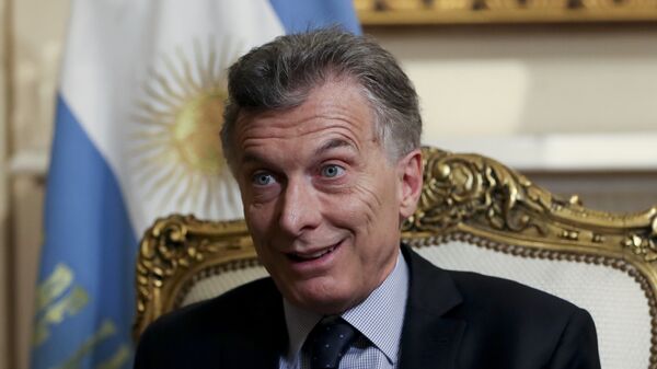 Mauricio Macri, presidente de argentina (archivo) - Sputnik Mundo