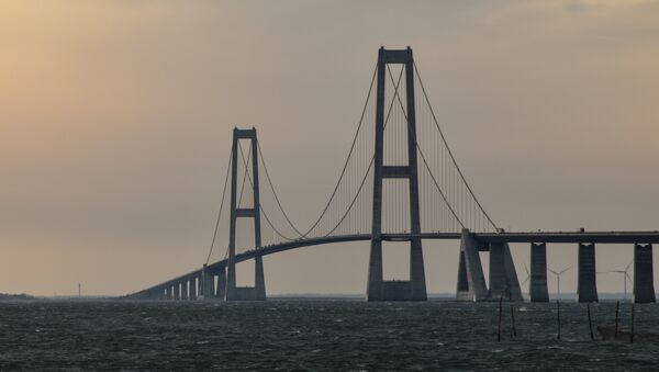 El Puente del Gran Belt en Dinamarca - Sputnik Mundo