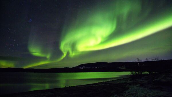 Aurora boreal en la región de Múrmansk - Sputnik Mundo