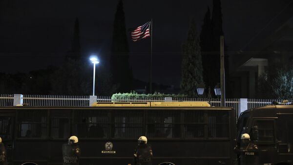 Embajada de EEUU en Atenas, Grecia - Sputnik Mundo