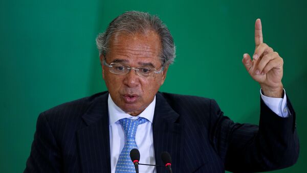 Paulo Guedes, ministro de Economía de Brasil - Sputnik Mundo