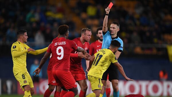 El partido entre Villarreal y Spartak - Sputnik Mundo