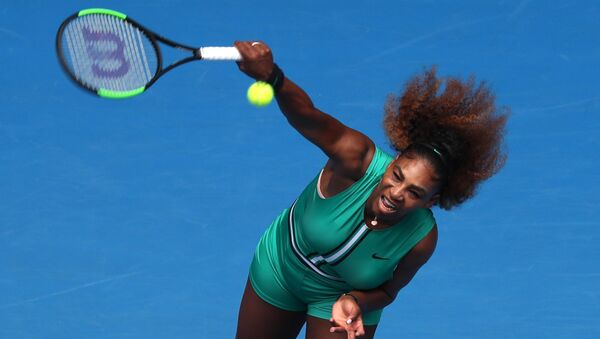 Serena Williams durante el Open de Australia de 2019 - Sputnik Mundo