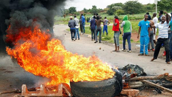 Protestas en Zimbabue - Sputnik Mundo