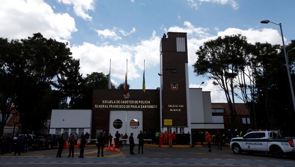 La Escuela de Cadetes General Santander de la Policía, en Bogotá, Colombia - Sputnik Mundo