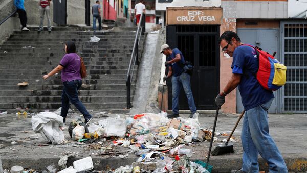 Caracas (Venezuela) después de las protestas - Sputnik Mundo