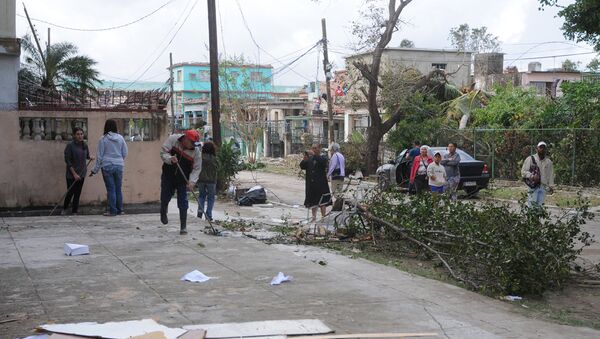 Las consecuencias del tornado en La Habana, Cuba - Sputnik Mundo