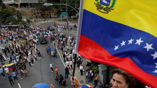 Las protestas de oposición en Venezuela - Sputnik Mundo