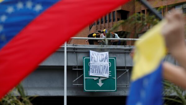 Las protestas de oposición en Venezuela - Sputnik Mundo