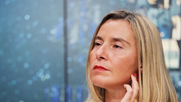 Federica Mogherini, exjefa de la diplomacia europea (archivo) - Sputnik Mundo