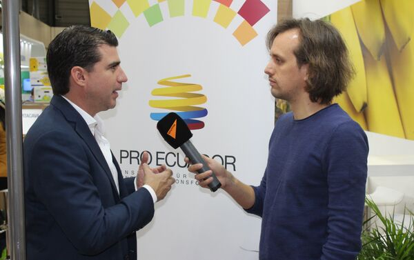El ministro de Agricultura y Ganadería de Ecuador, Xavier Lazo - Sputnik Mundo