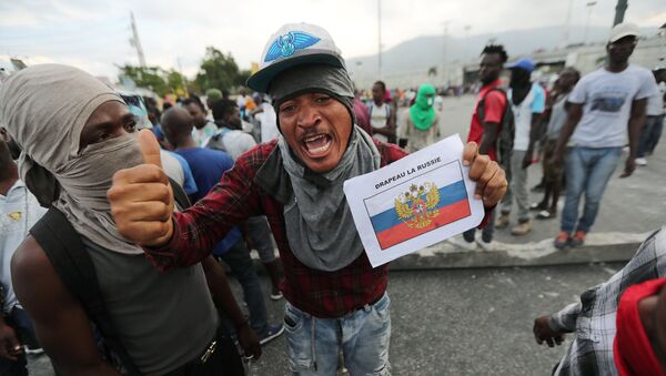 Manifestaciones en Haití - Sputnik Mundo