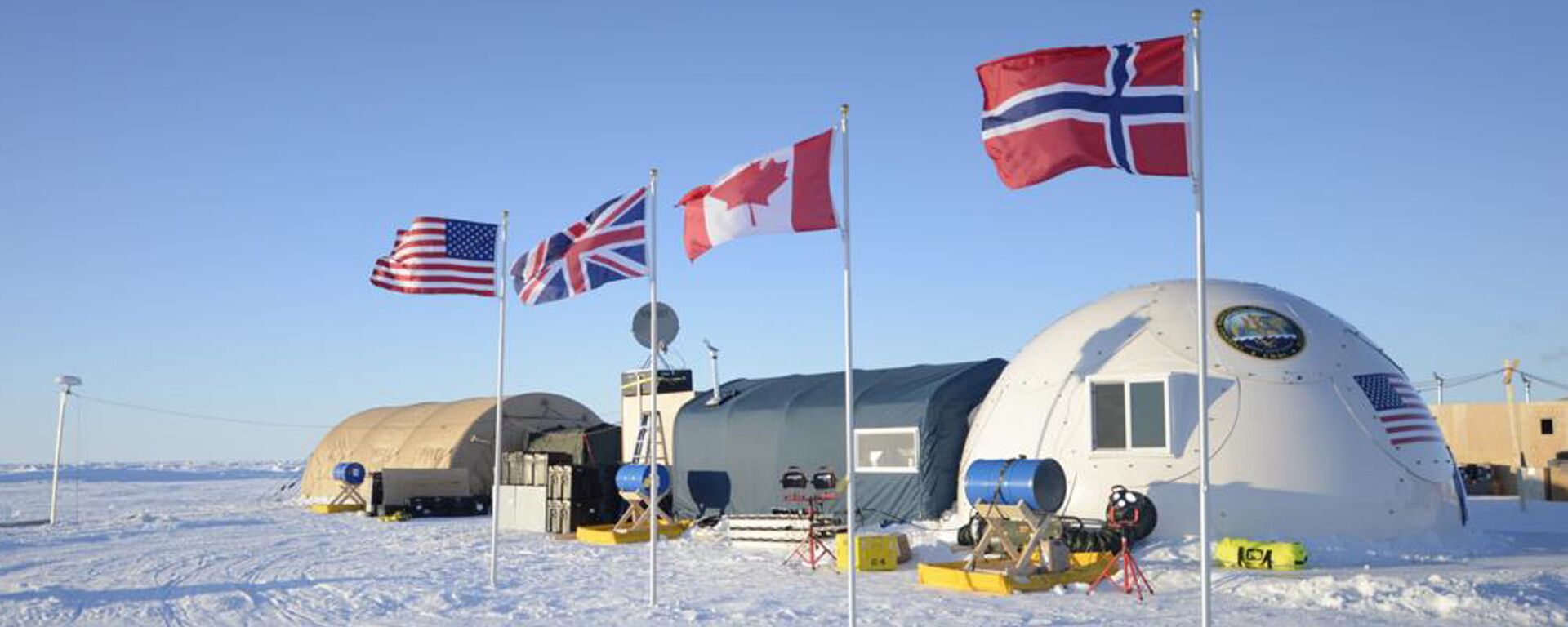 Campamento militar de EEUU, Reino Unido, Canadá y Noruega en el Ártico (archivo) - Sputnik Mundo, 1920, 11.03.2021