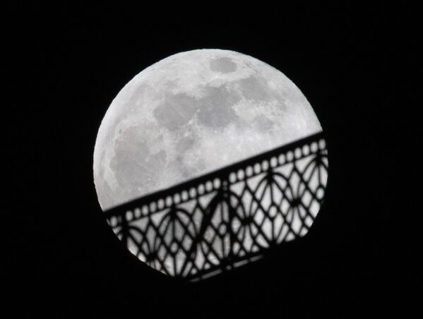 'Luna de nieve': así fue bautizada la primera superluna del 2019 - Sputnik Mundo