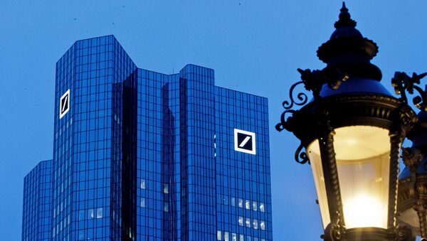 La sede de Deutsche Bank en Frankfurt, Alemania - Sputnik Mundo