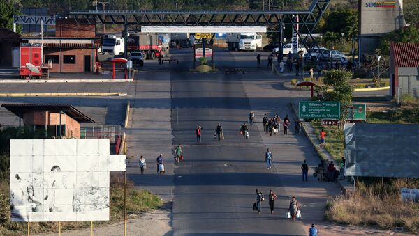 Frontera entre Venezuela y Brasil en Pacaraima - Sputnik Mundo