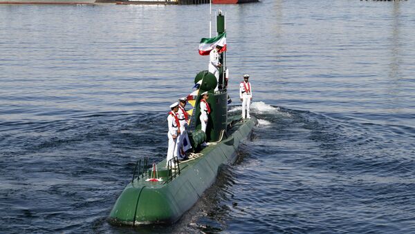 Submarino iraní de la clase Ghadir (archivo) - Sputnik Mundo