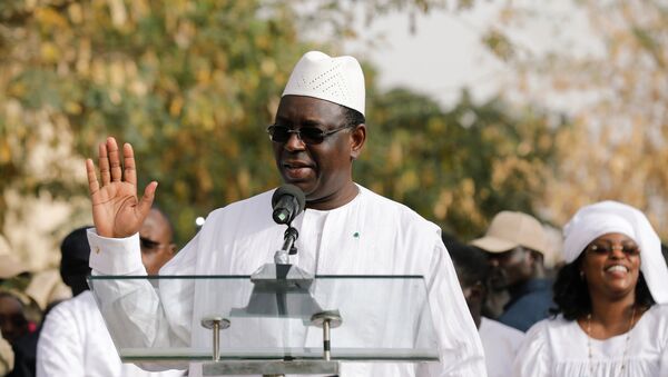 Macky Sall, el presidente de Senegal - Sputnik Mundo