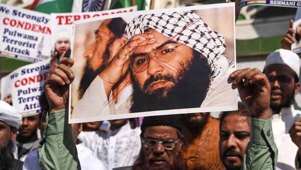 La foto de Masood Azhar, el cabecilla del grupo terrorista Jaish-e-Mohammed (JeM) - Sputnik Mundo