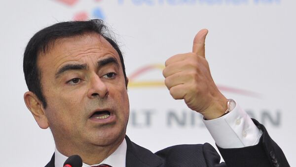 Carlos Ghosn, exjefe del consorcio automovilístico Nissan - Sputnik Mundo