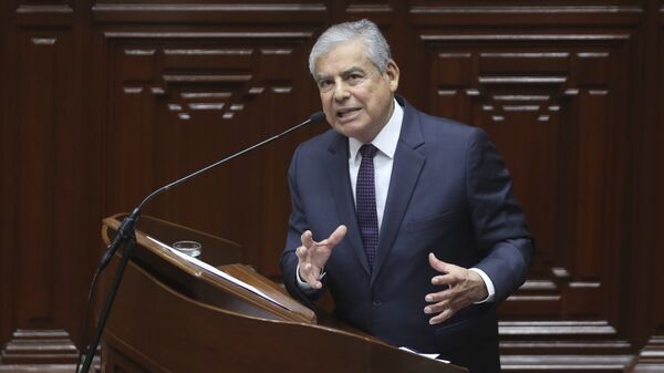 César Villanueva, primer ministro de Perú - Sputnik Mundo