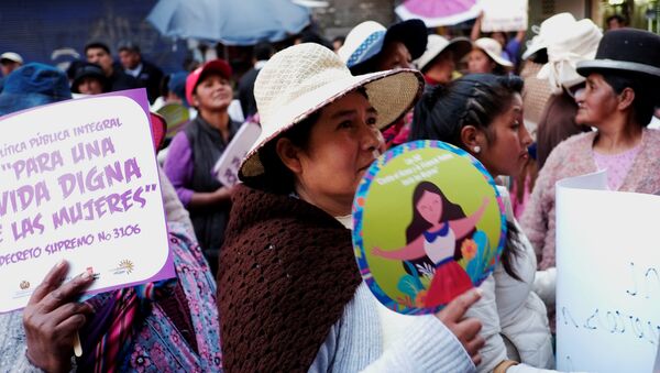 Día Internacional de la Mujer en Bolivia - Sputnik Mundo